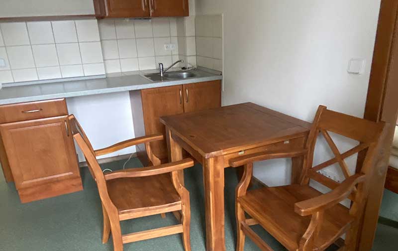 kuchyně v penzioně u pralesu Žofín